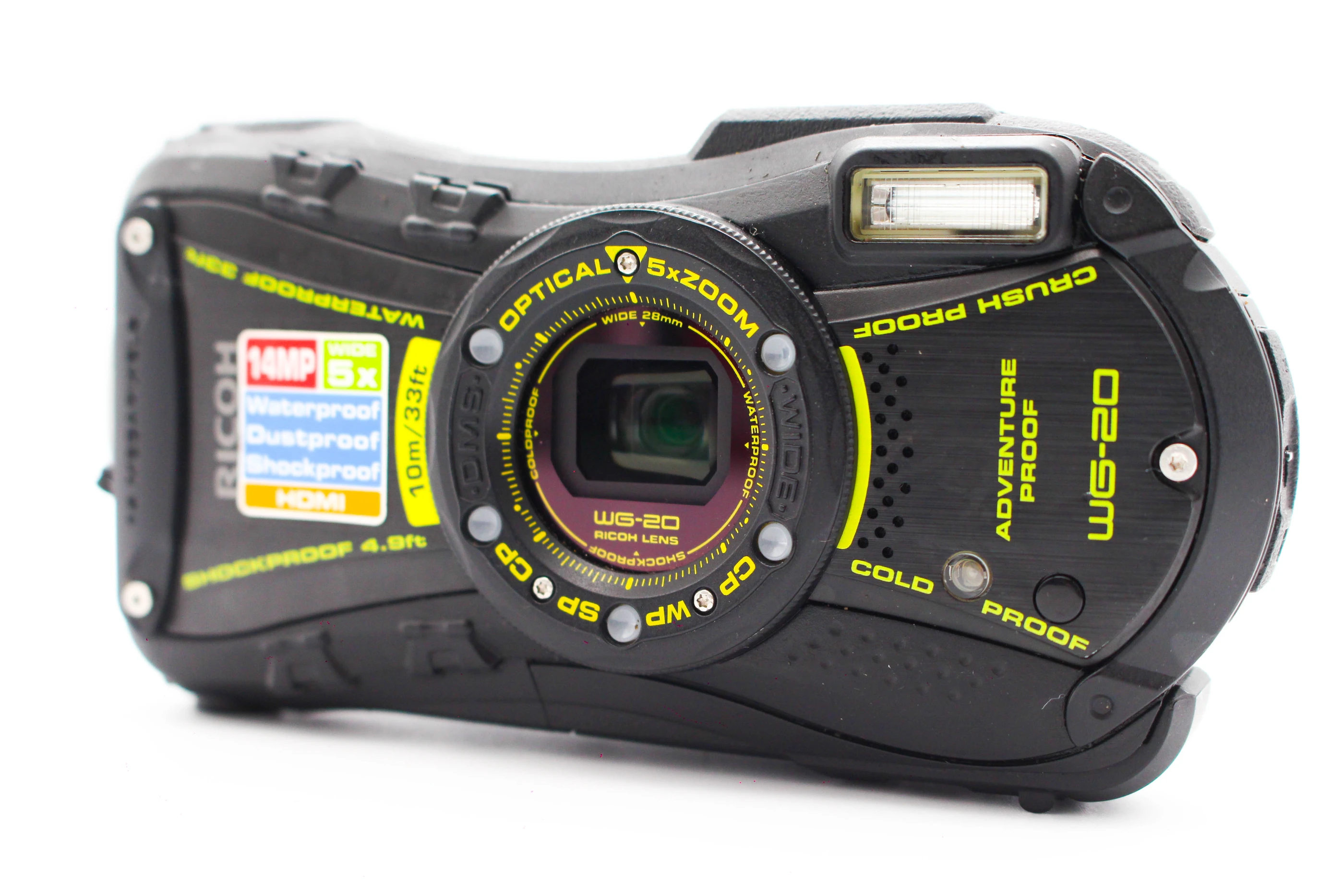 Ricoh WG-20 Waterproof Digital Compact Camera Excellent | SDS