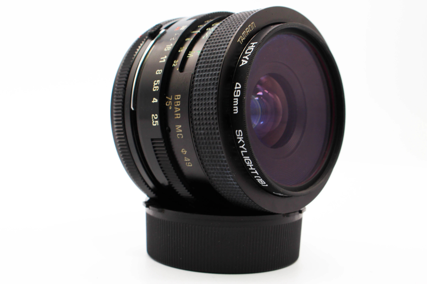 Tamron 28mm f/2.5 Adaptall-2 - Canon FD Mount view 2 | SDS