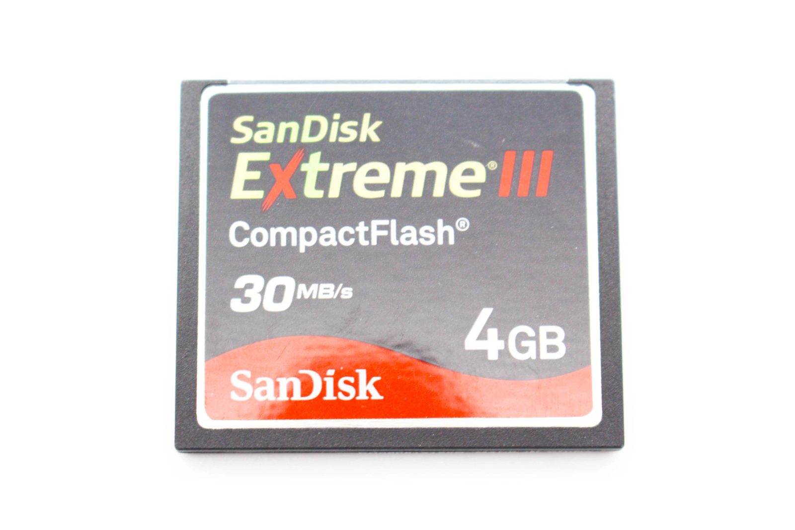 SanDisk Extreme III 4GB 30Mb/s Compact Flash - SDS