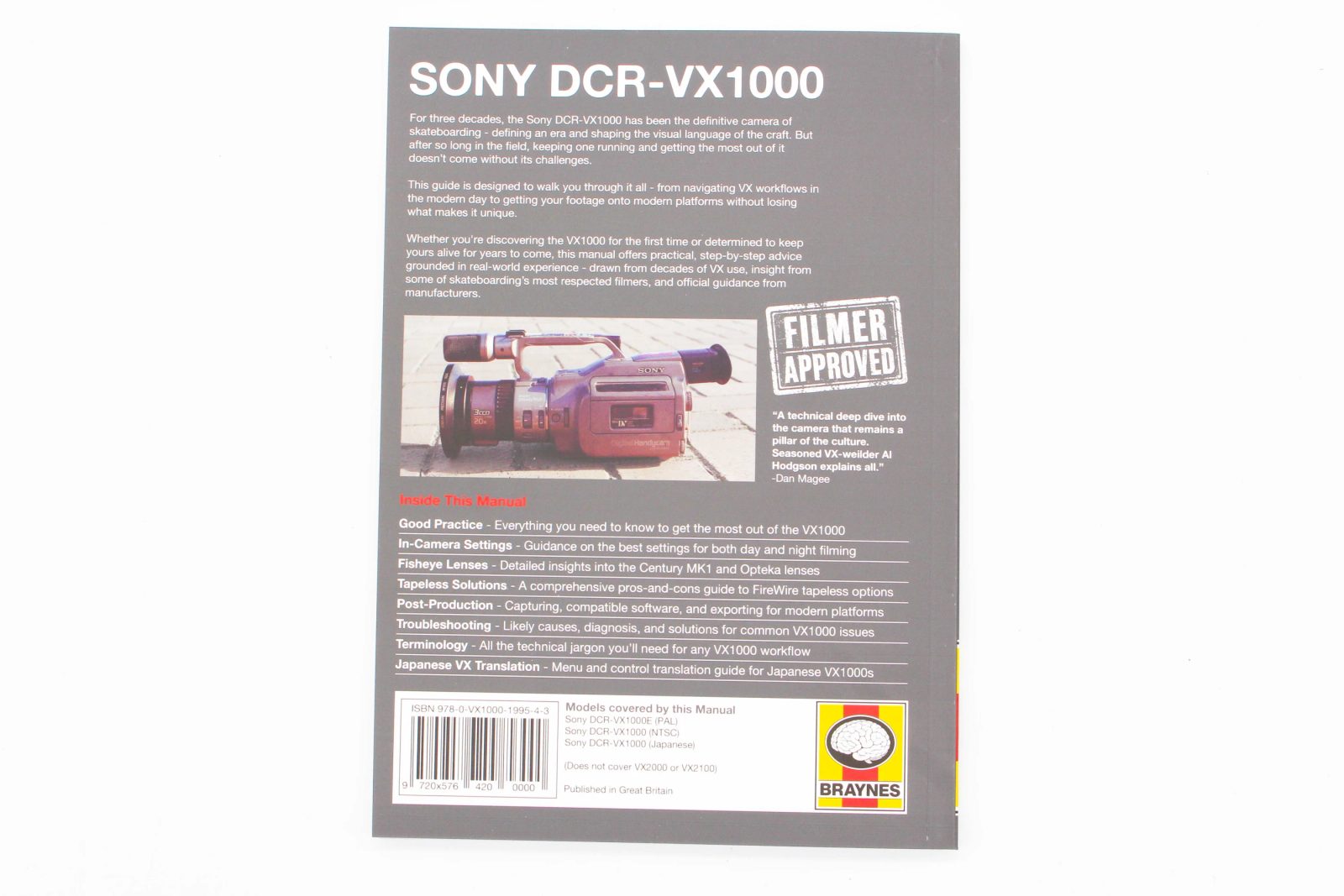 Braynes Sony VX1000 Owners Field Manual - SDS