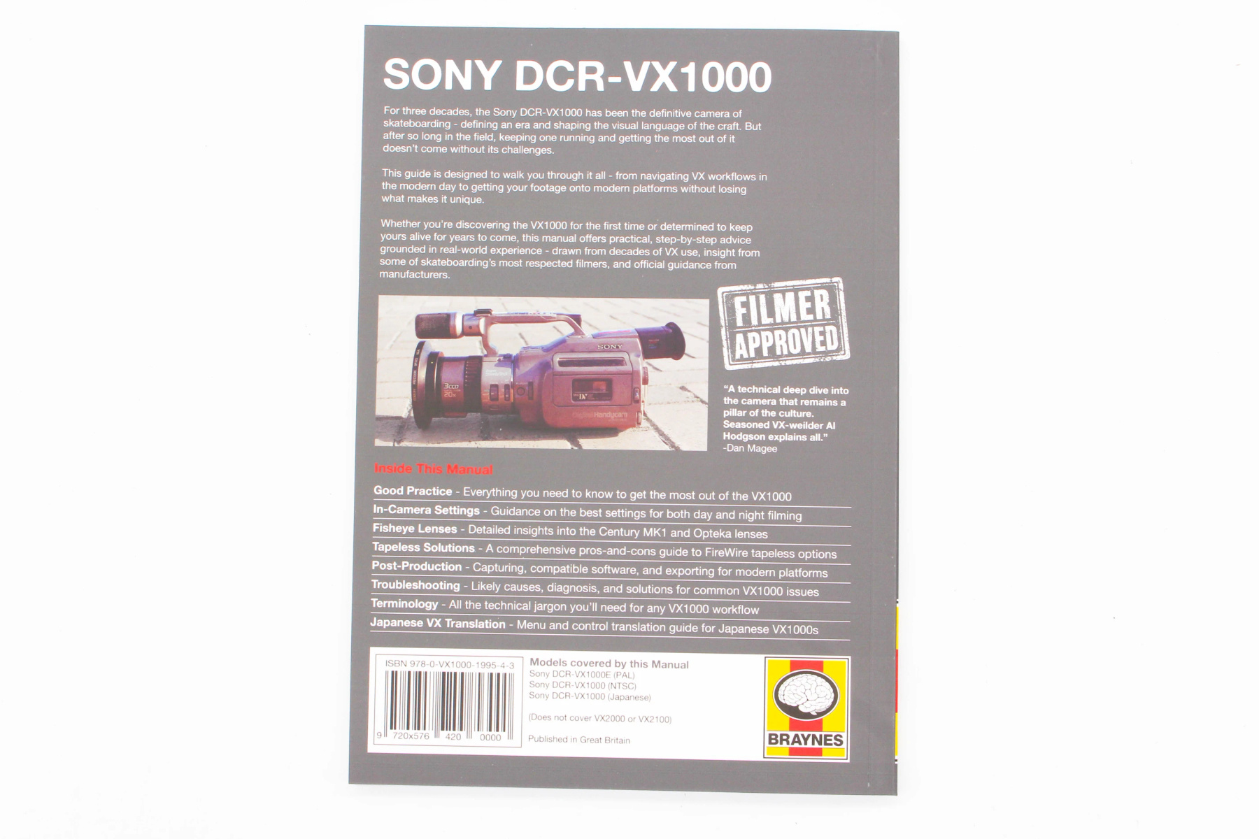 Braynes Sony VX1000 Owners Field Manual view 2 | SDS