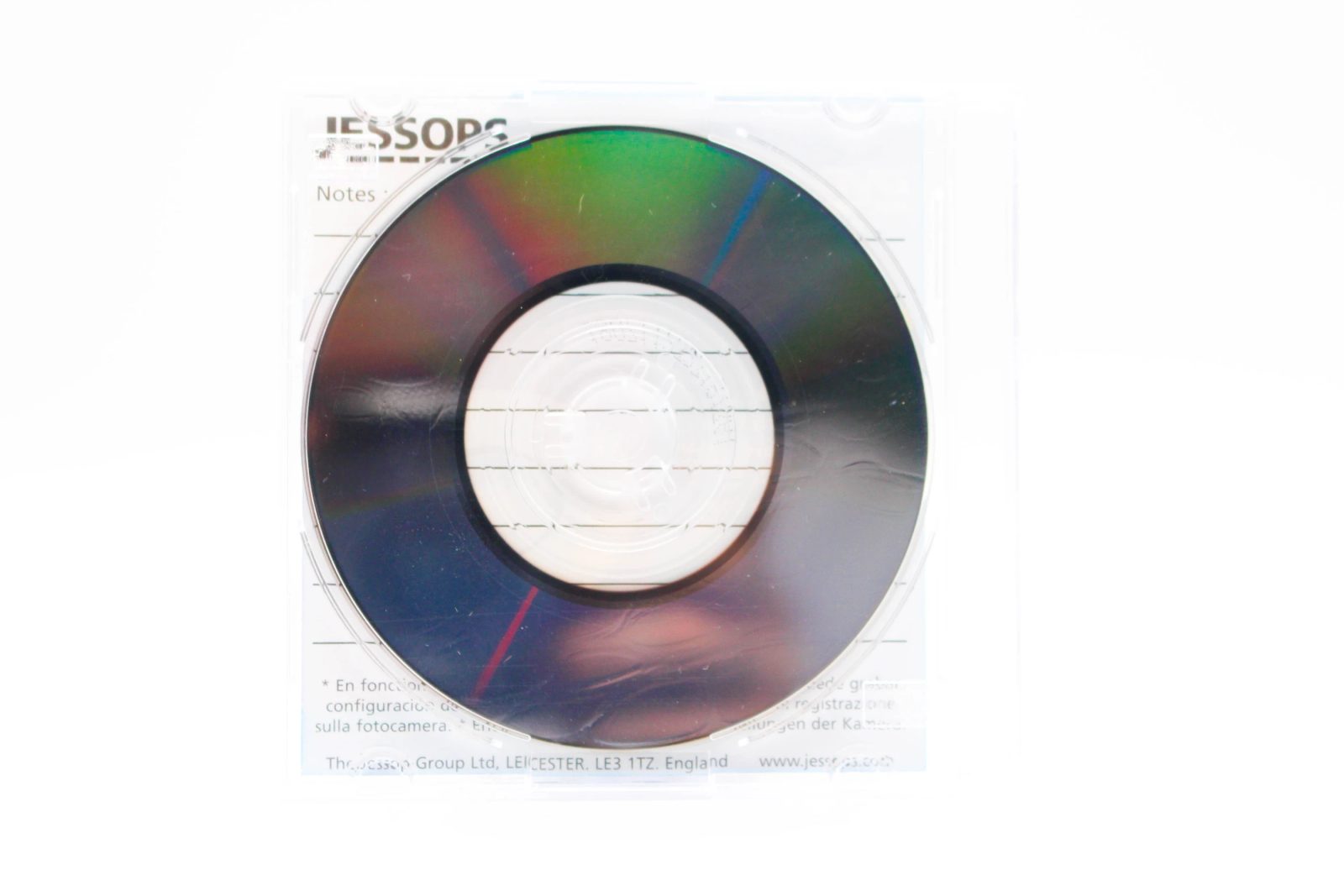 Jessops 8cm Mini DVD-RW Rewritable Disk - SDS