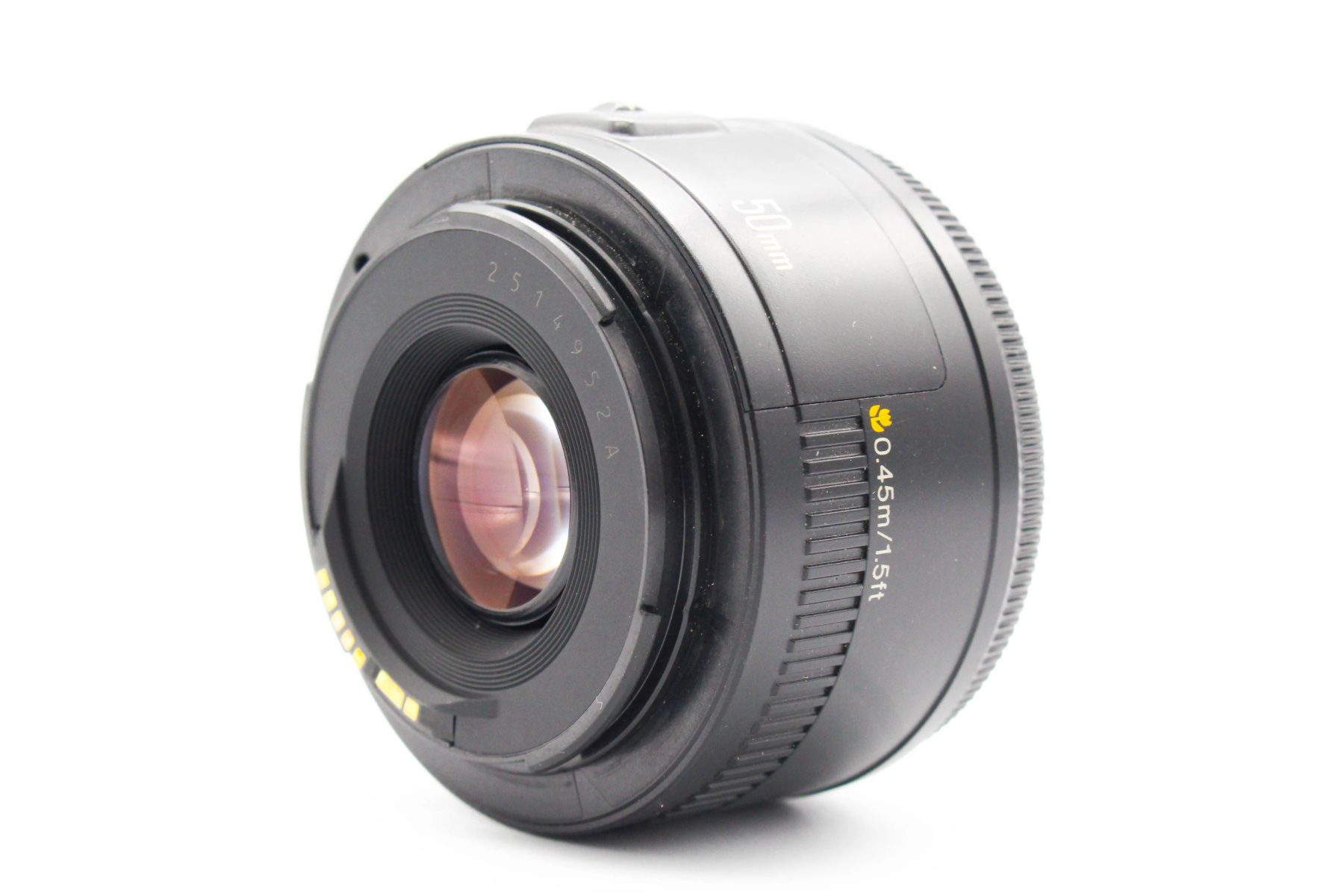 Canon EF 50mm f/1.8 II - Canon EF Mount view 3 | SDS