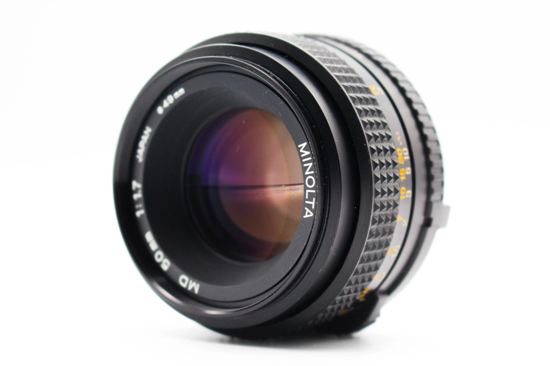 Minolta 50mm f/1.7 - Minolta MD Mount view 2 | SDS