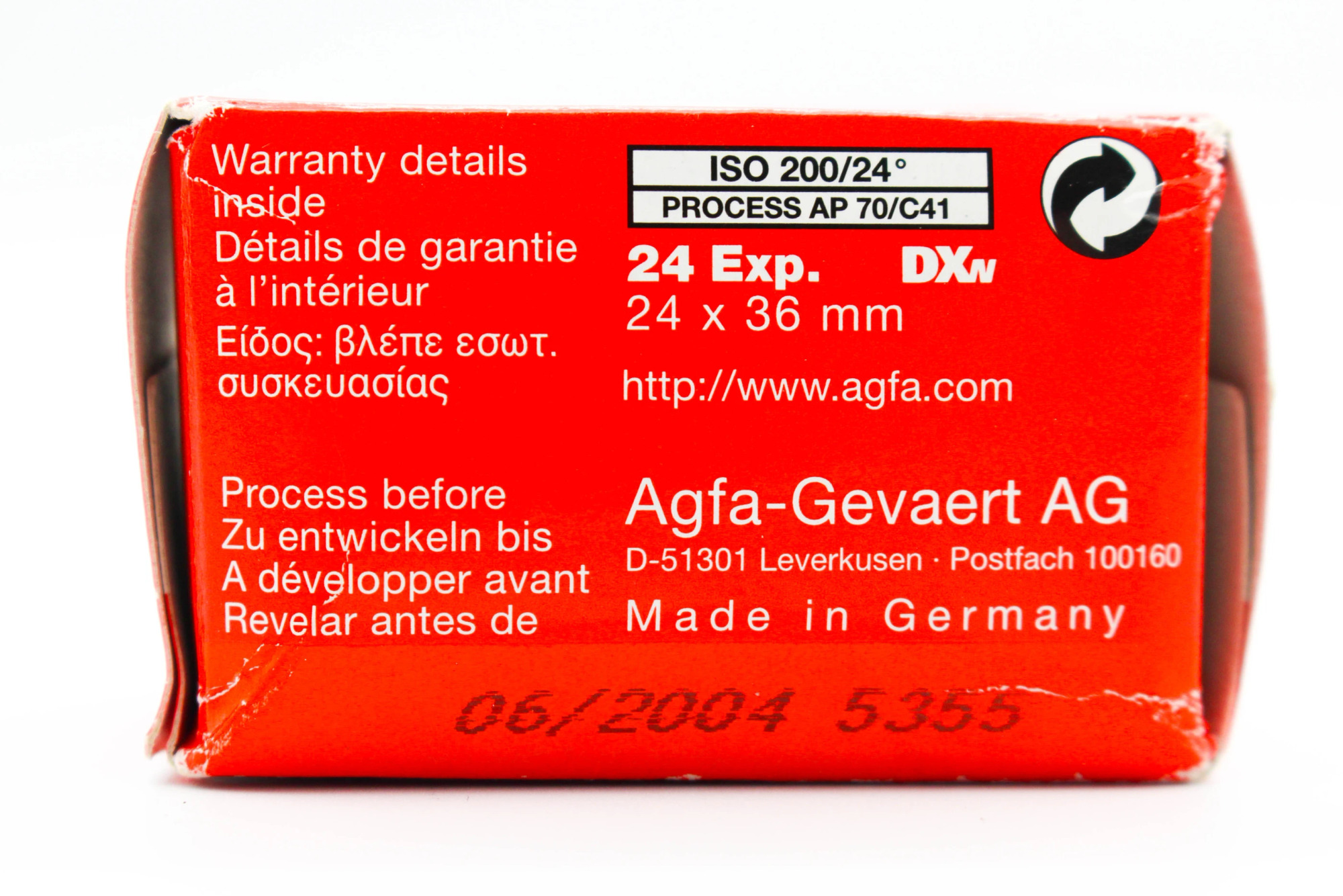 AGFA Vista 200 24 Exposure 35mm Film (Expired), Like_new condition, ref 87XRY, photo 3 | SDS