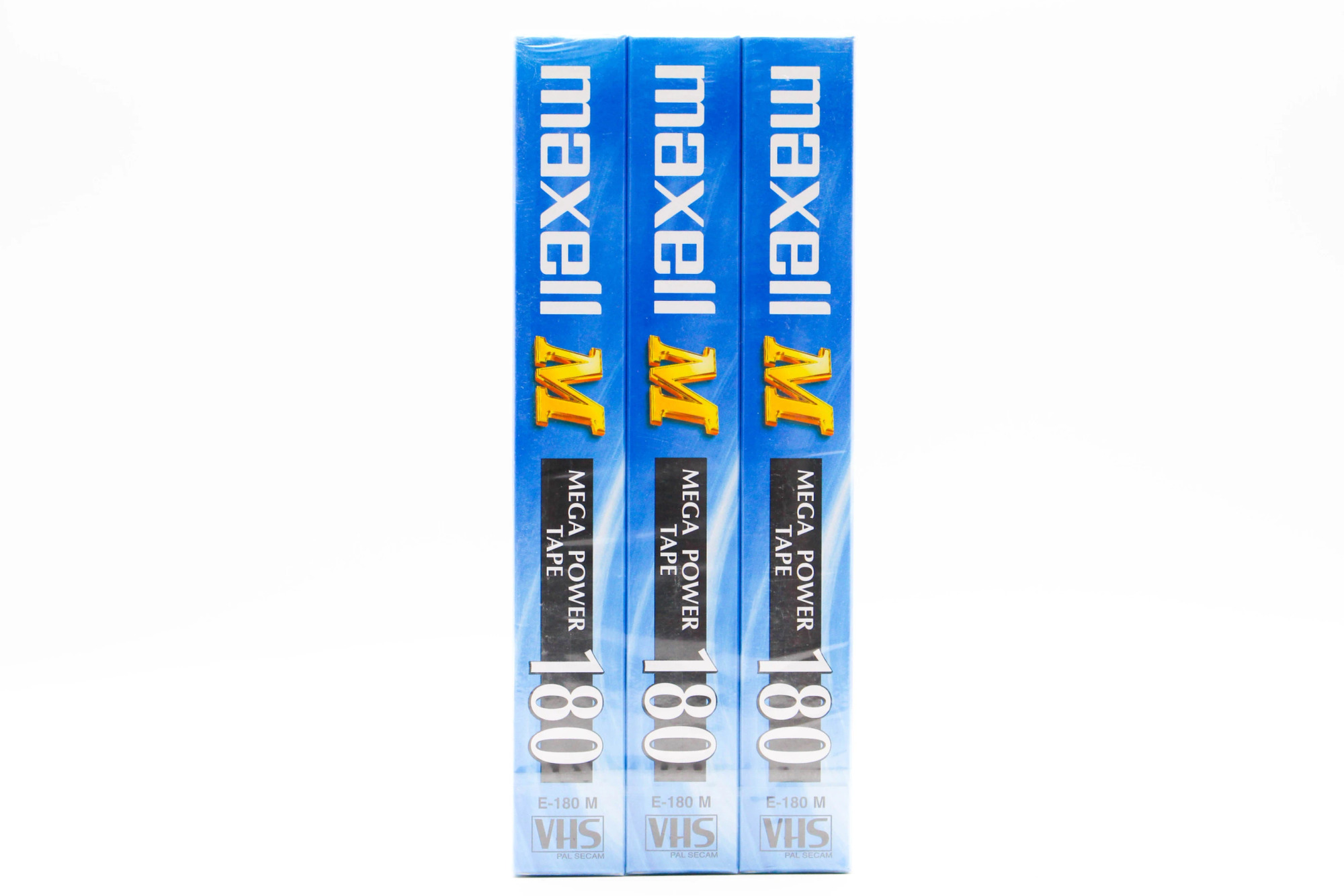 Maxell M180 VHS Tape (3 Pack), Like_new condition, ref 9WEPU, photo 2 | SDS