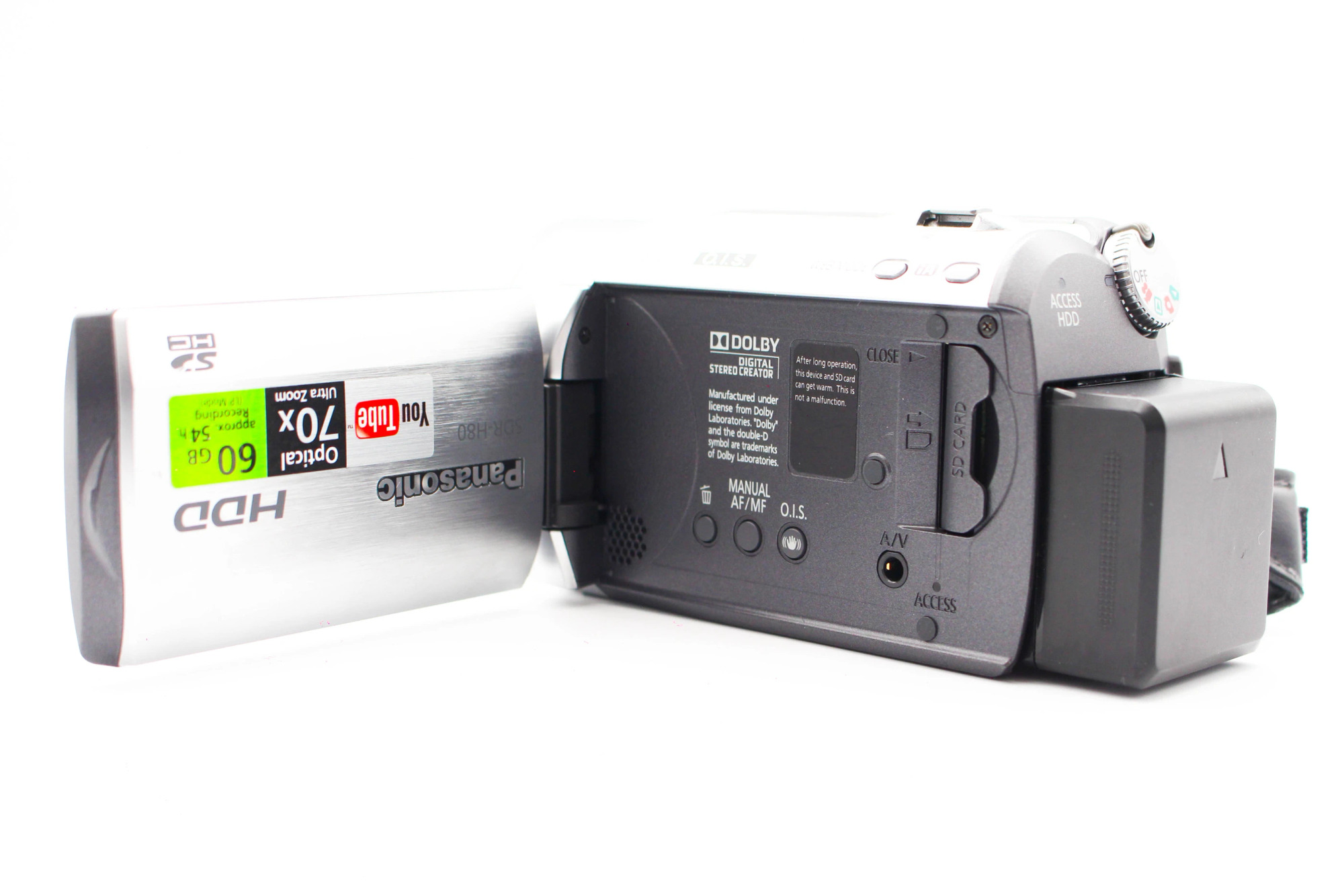 Panasonic SDR-H80, Excellent condition, ref ZCAUTK, photo 6 | SDS